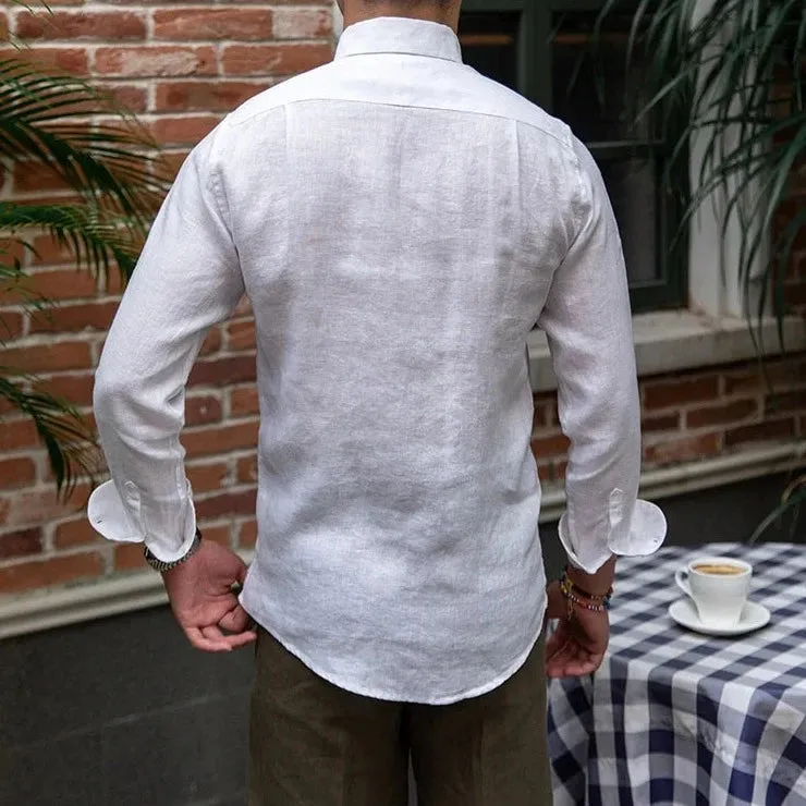 Italian summer linen shirt