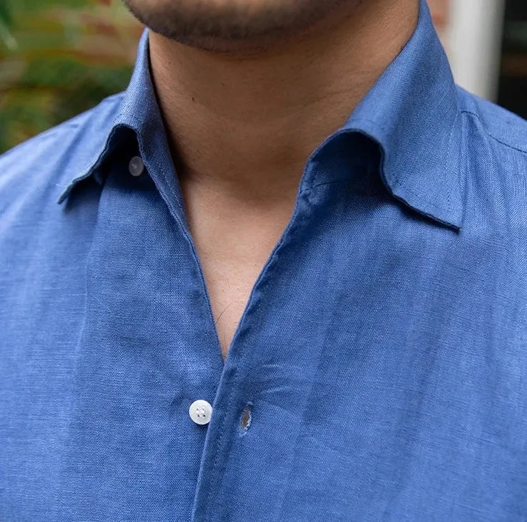 Italian summer linen shirt