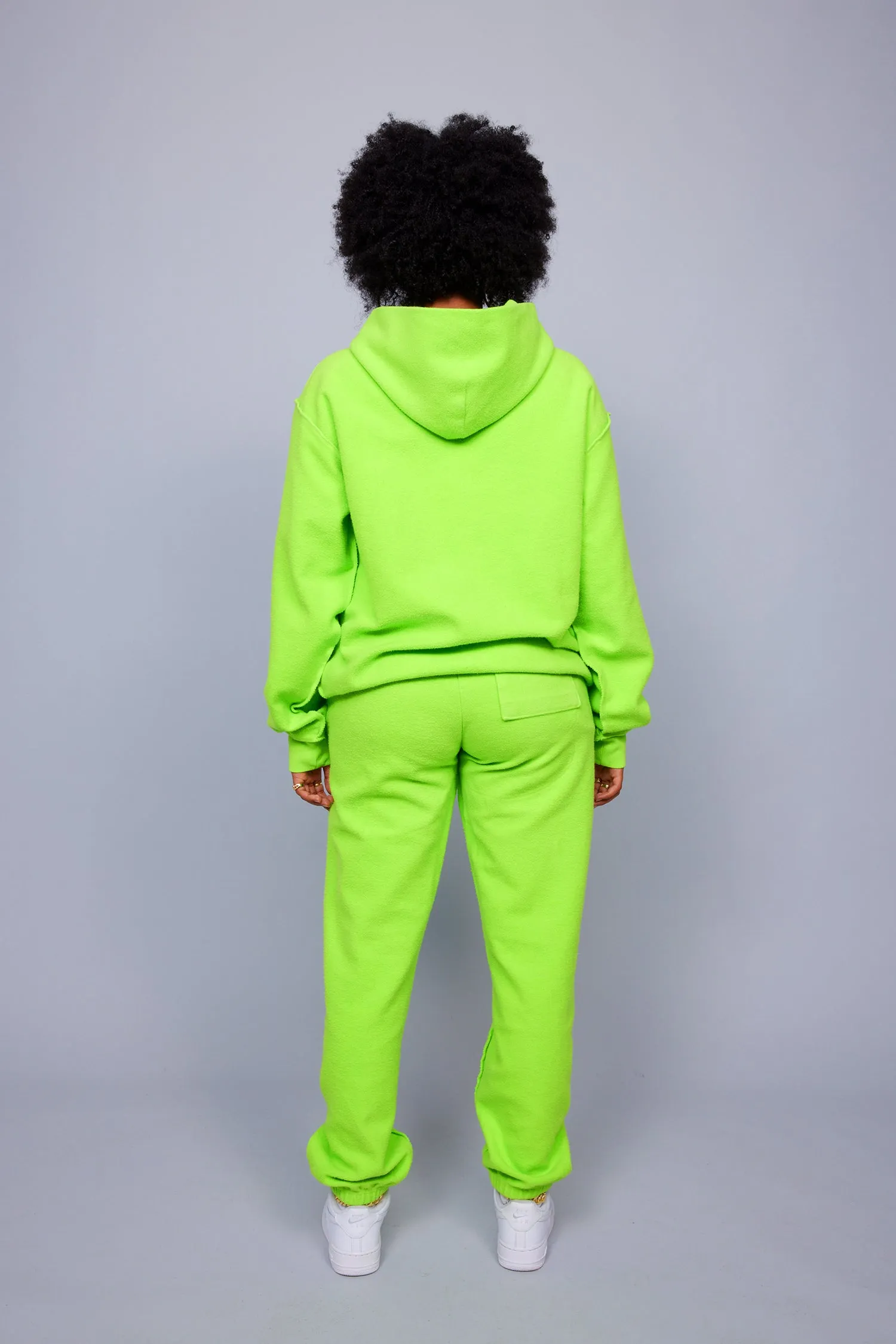 ME. Reverse Brushed Sweatpant - Acid Lime