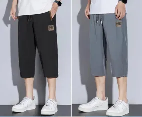 Men's Jogger Cotton Blank 3/4 Sweatpants TS318