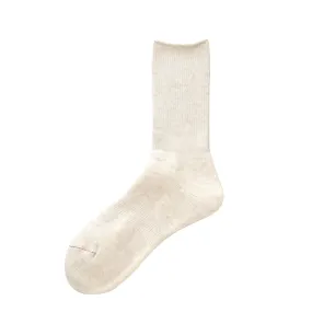 Rototo Washi Pile Crew Socks Oatmeal