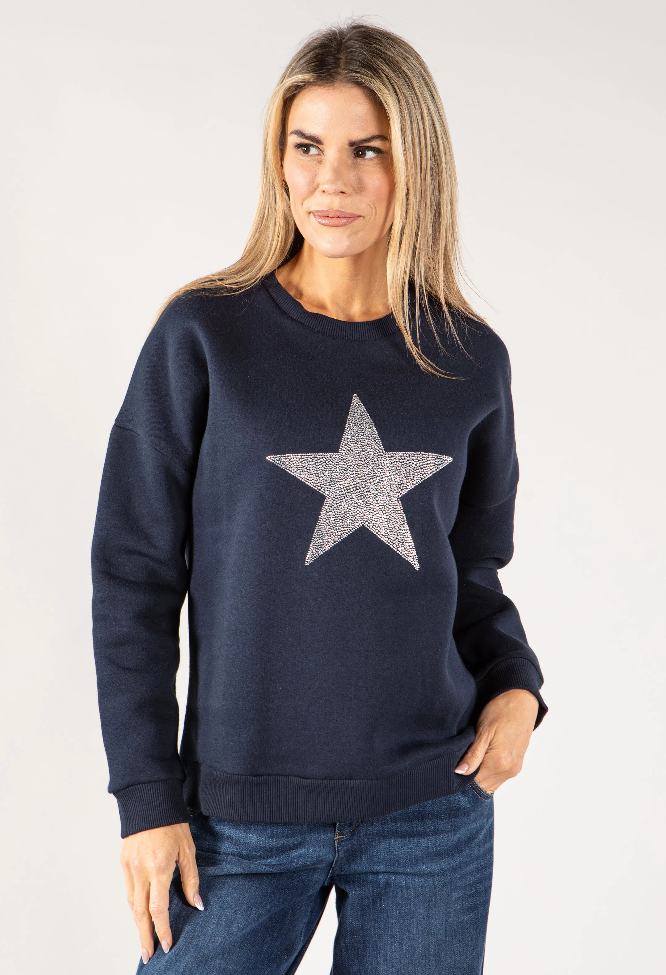Star Diamante Sweatshirt